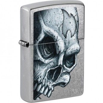 Зажигалка ZIPPO SKULL AND FLAME 46587 Зажигалка ZIPPO SKULL AND FLAME 46587